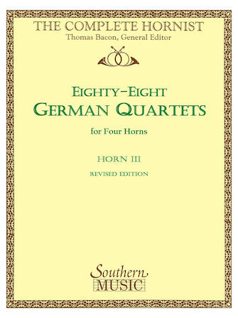 88 German Quartets Horn 3