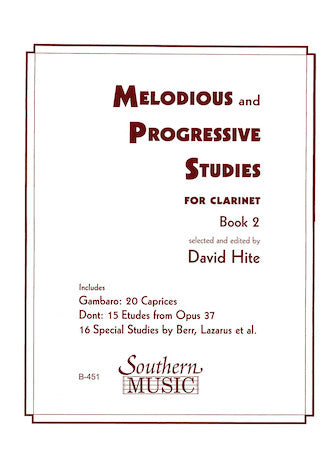 Melodious and Progressive Studies for Clarinet  (Newly Revised) Book 2