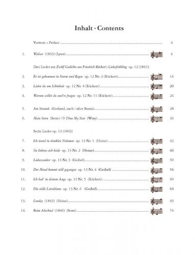 Clara Schumann Anniversary Songbook High Voice (Original Keys)