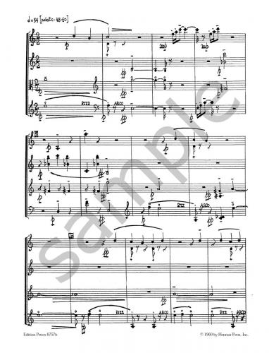 Cage String Quartet in Four Parts