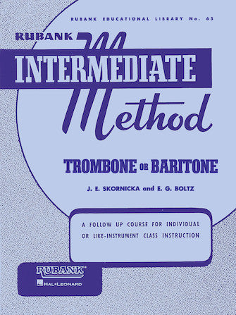 Rubank Intermediate Method - Trombone or Baritone