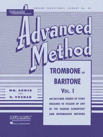 Rubank Advanced Method - Trombone or Baritone, Vol. 1