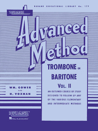 Rubank Advanced Method - Trombone or Baritone, Vol. 2