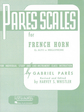 Pares Scales French Horn in F or E-flat and Mellophone