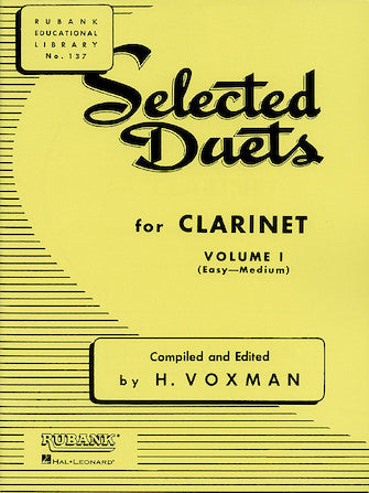 Selected Duets Clarinet - Volume 1