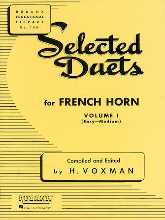Selected Duets for French Horn - Volume 1
