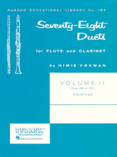 Voxman Seventy-Eight Duets for Flute and Clarinet - Volume 2