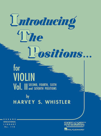 Whistler Introducing the Positions for Violin - Volume 2