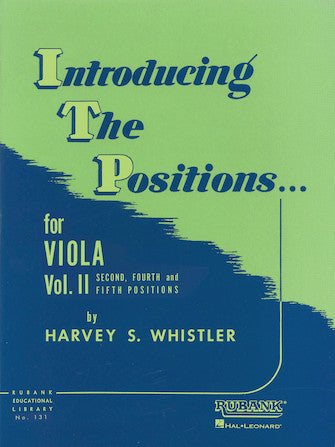 Whistler Introducing the Positions for Viola - Volume 2