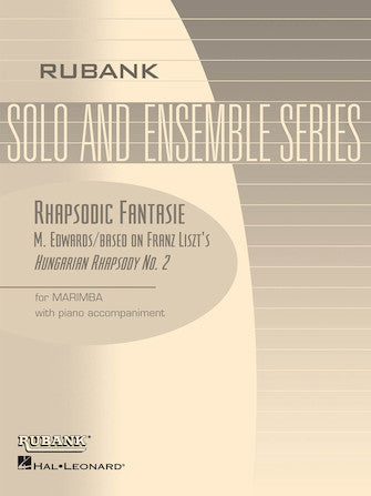 Liszt Rhapsodic Fantasie Marimba Solo with Piano - Grade 4