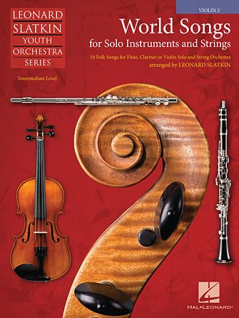 World Songs for Solo Instruments and Strings - Violin 2