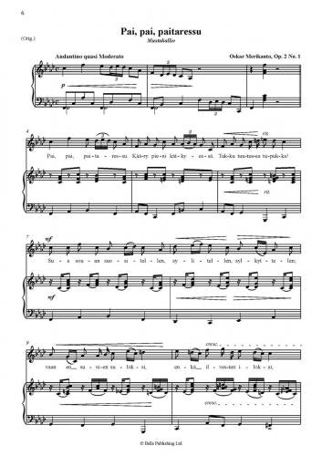 Merikanto Complete Solo Songs Volume 1 High Voice