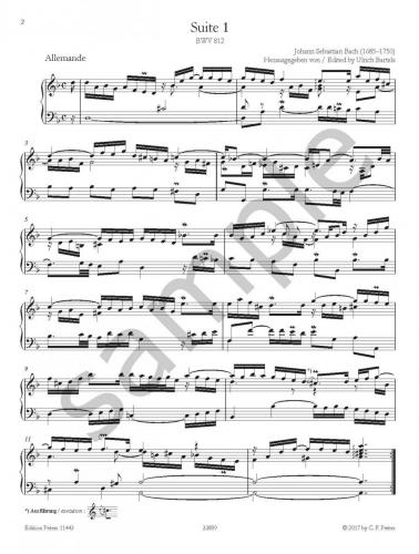 Bach French Suites BWV 812–817 & French Overture BWV 831