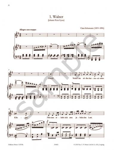 Clara Schumann Anniversary Songbook