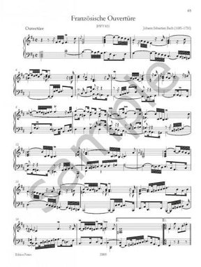 Bach French Suites BWV 812–817 & French Overture BWV 831