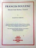 Poulenc Selected Song Texts