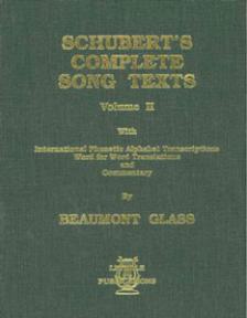 Schubert's Complete Song Texts Volume 2