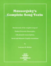 Mussorgsky's Complete Song Texts