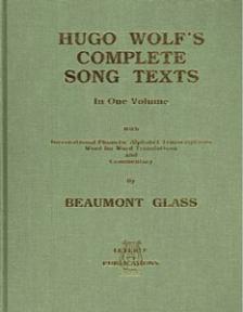 Hugo Wolf's Complete Song Texts