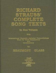 Richard Strauss's Complete Song Texts