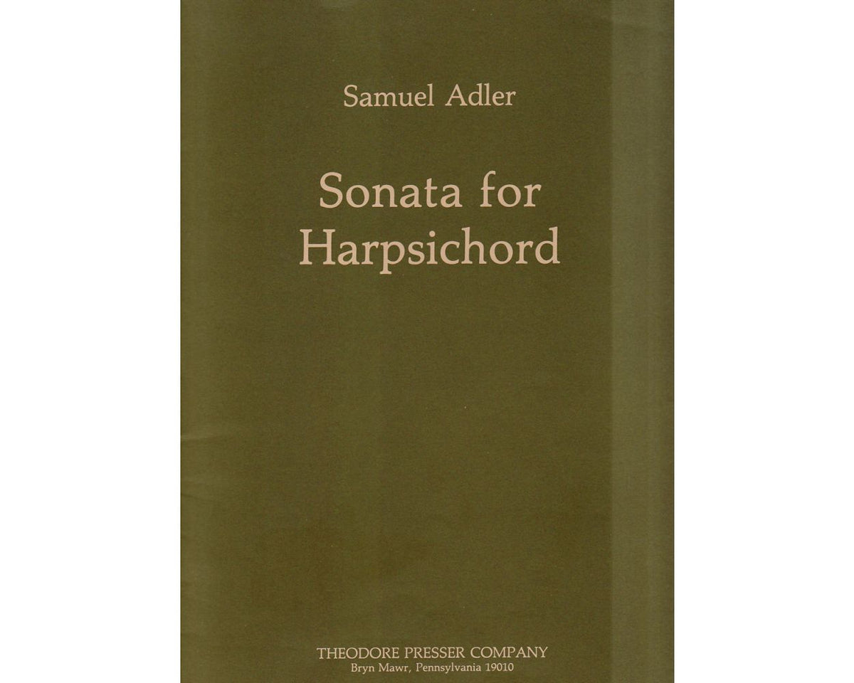 Adler Sonata for Harpsichord
