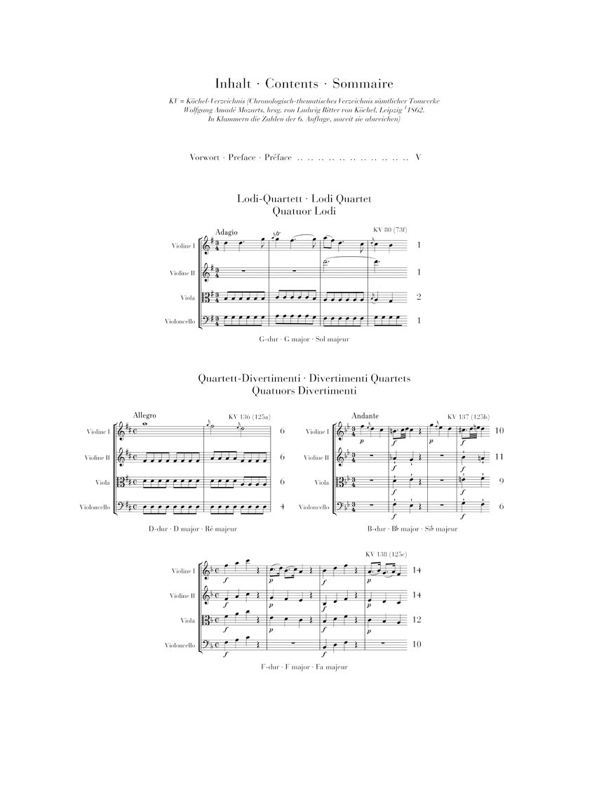 Mozart String Quartets Band 1 (Lodi-Quartett KV 80, Salzburger Divertimenti KV 136-138, Italienische Quartette KV 155-160)