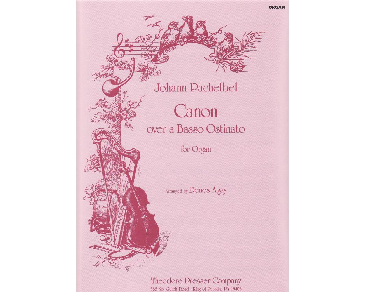 Pachelbel Canon over a Basso Ostinato for Organ