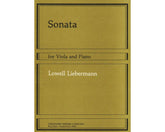 Liebermann Sonata for Viola & Piano
