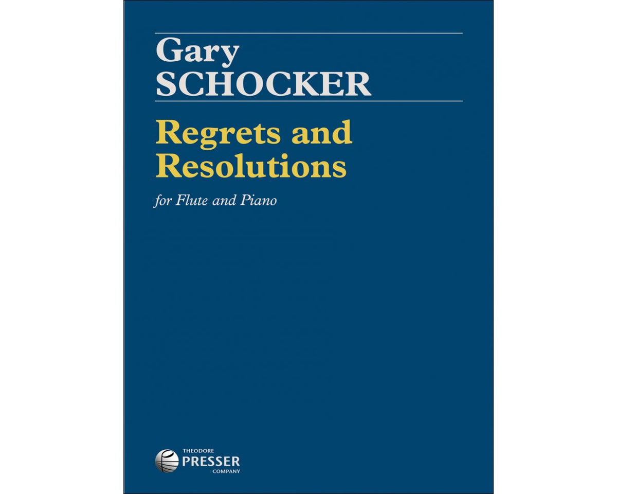 Schocker Regrets and Resolution for Flute & Piano