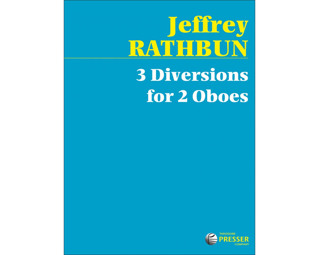 Rathbun 3 Diversions for 2 Oboes