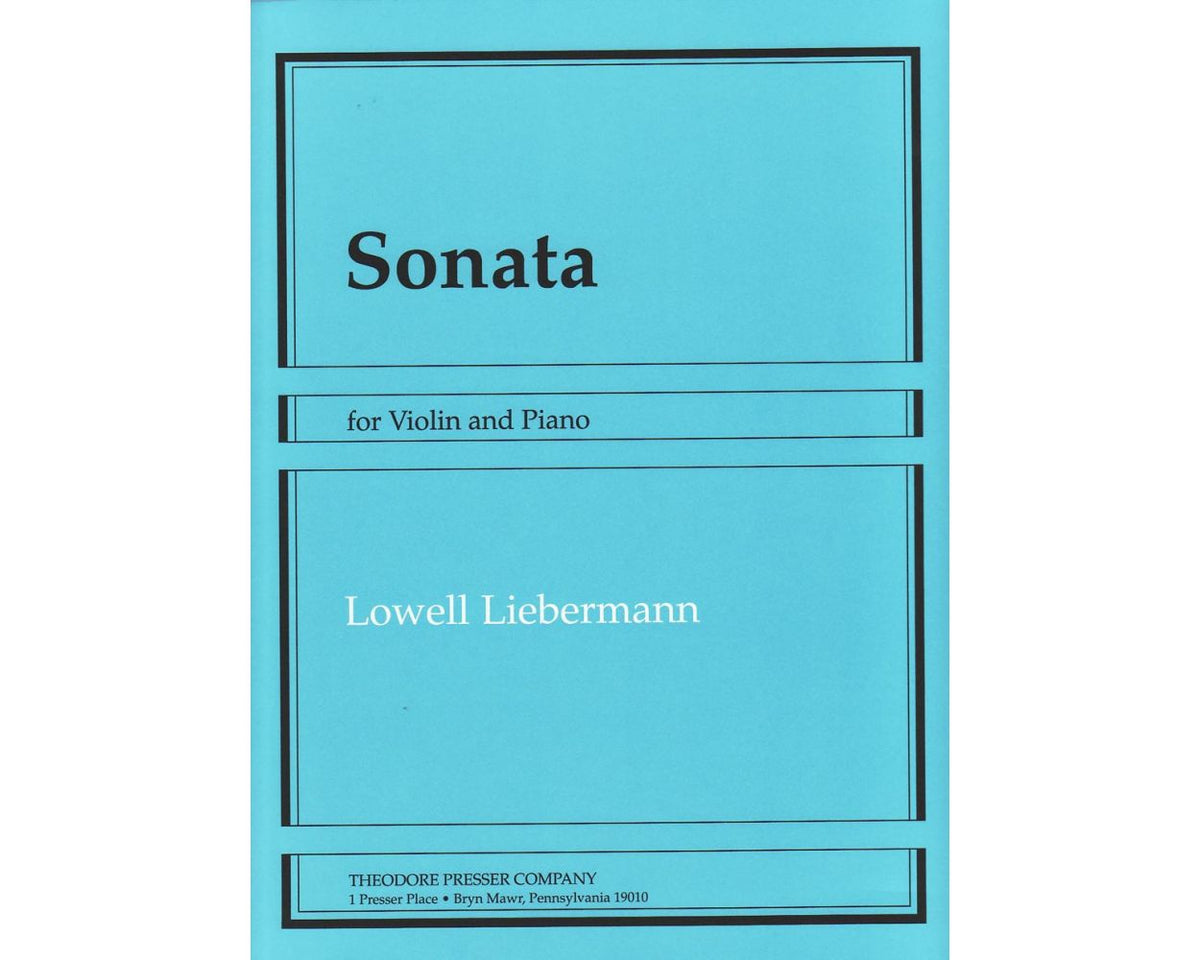 Liebermann Sonata for Violin and Piano