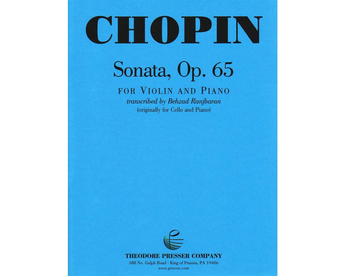 Chopin Sonata Opus 65 for Violin and Piano