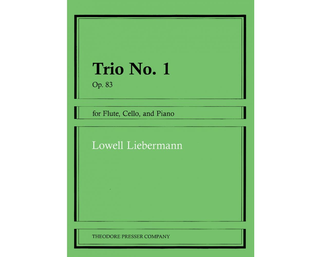 Liebermann Trio No 1 Opus 83