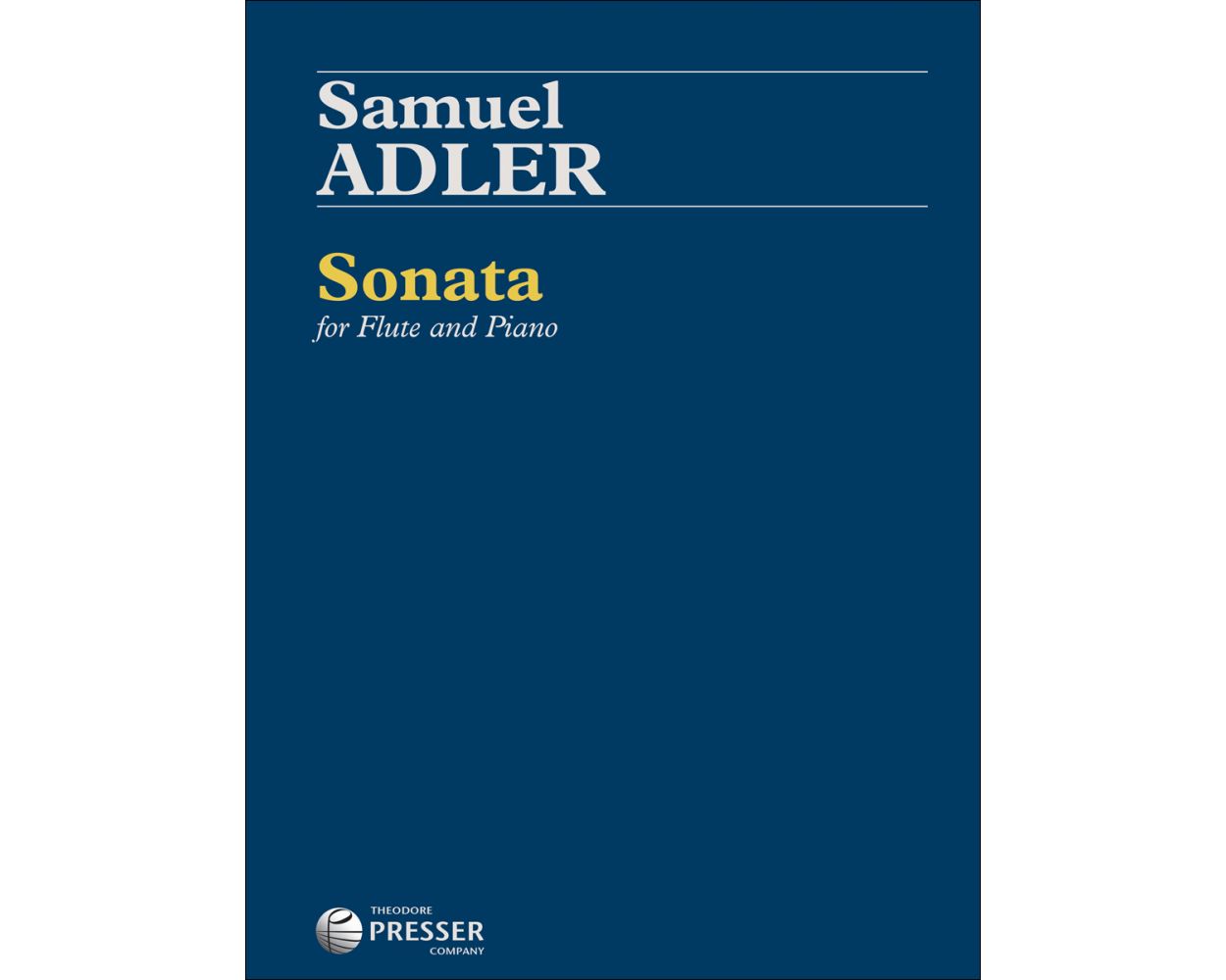 Adler Sonata For Flute and Piano