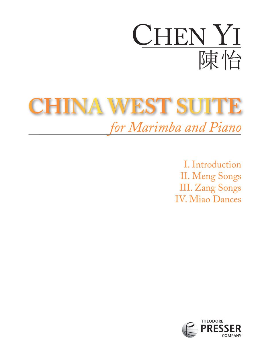 Chen Yi China West Suite for Marimba and Piano