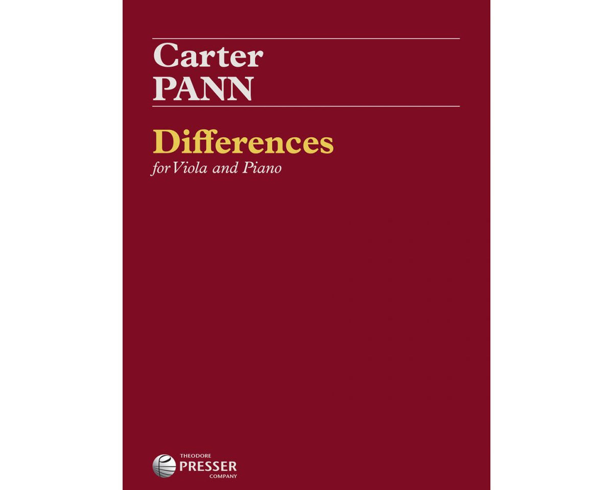 Pann Differences for Viola and Piano