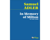 Adler In Memory Of Milton