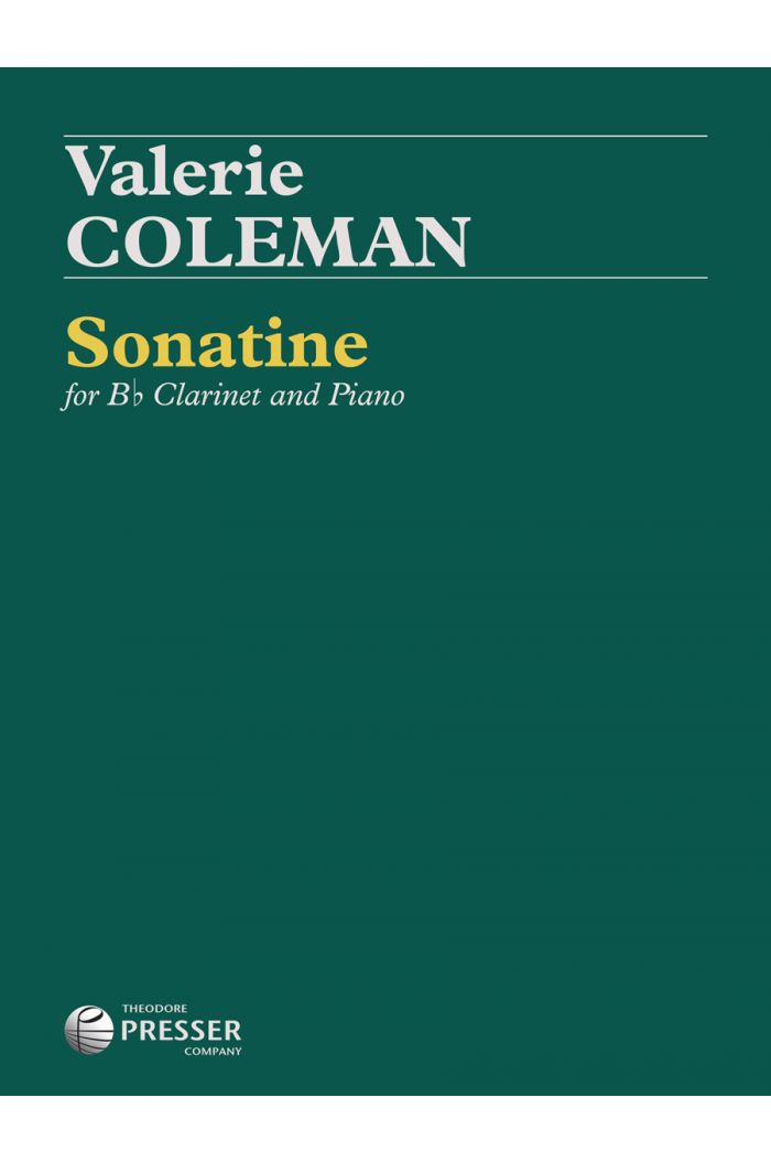 Coleman Sonatine Bb Clarinet and Piano