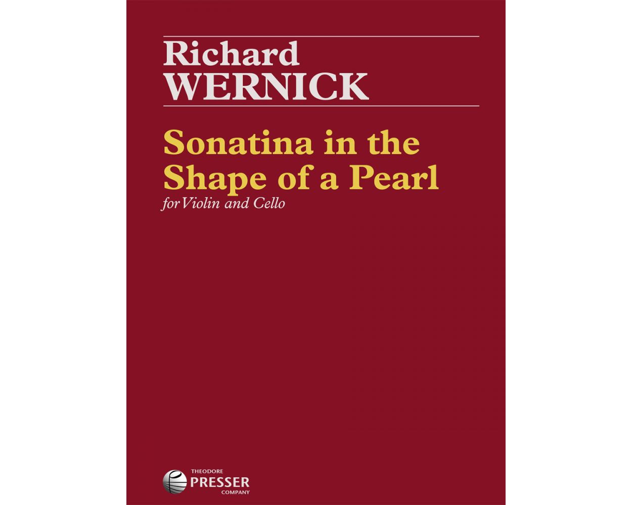 Wernick: Sonatina in the Shape of a Pearl