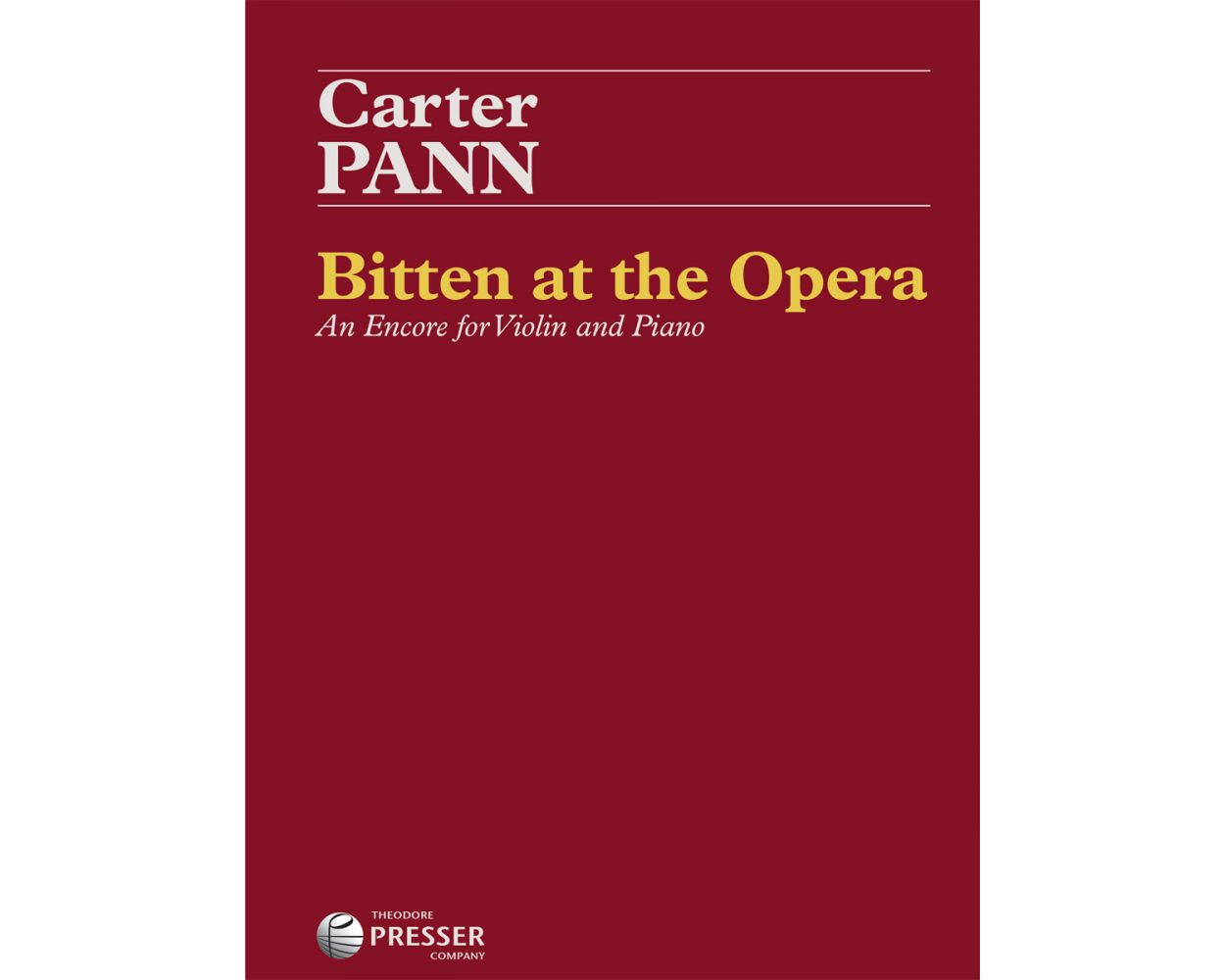 Clearance: Pann: Bitten at the Opera