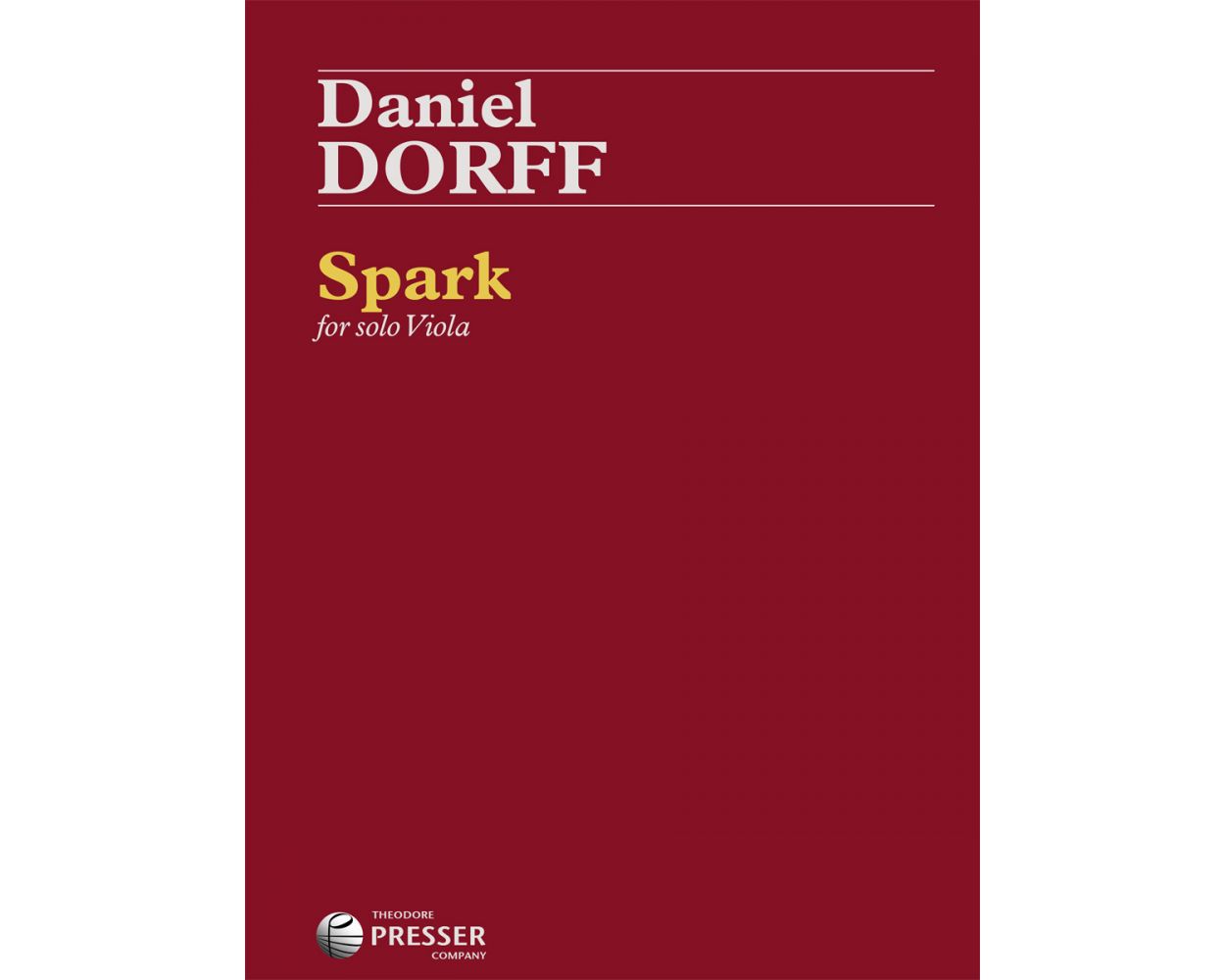 Clearance: Dorff Spark for Viola Solo