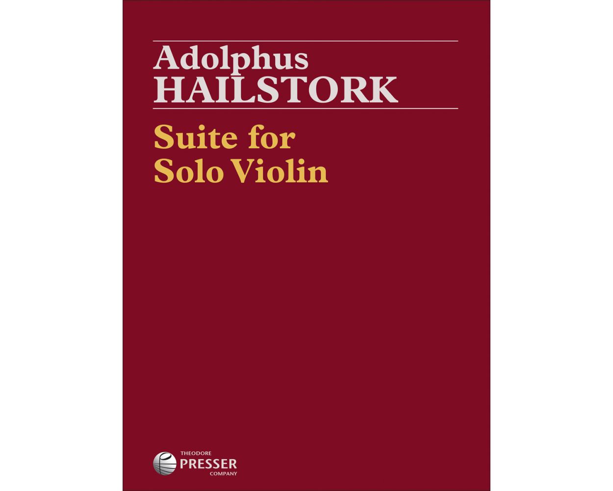 Hailstork: Suite for Solo Violin