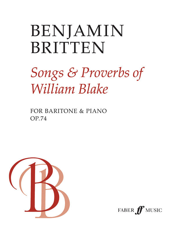 Britten Songs and Proverbs of William Blake