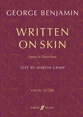 Benjamin Written on Skin Vocal Score