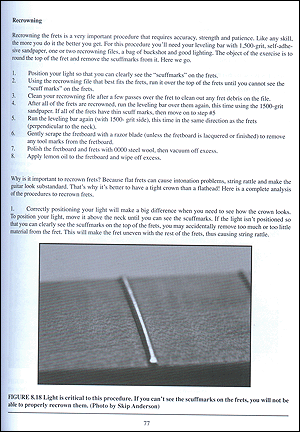 Guitar Setup, Maintenance & Repair