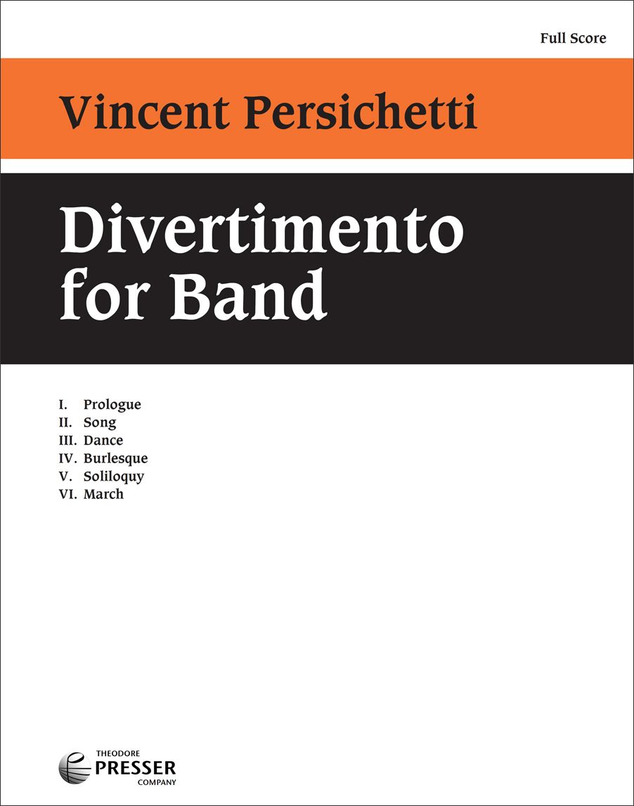 Persichetti Divertimeto for Band - Score