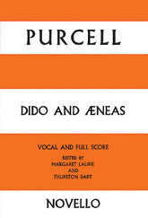 Purcell Dido and Aeneas Vocal Score