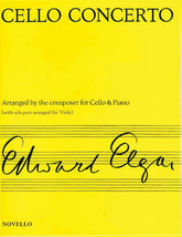 Elgar Concerto for Cello Op. 85 Arranged for Viola & Piano