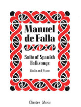 De Falla Suite of Spanish Folksongs