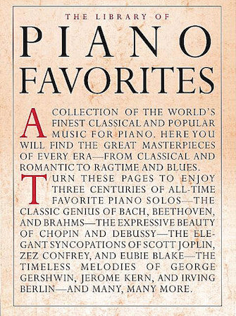 Library of Piano Favorites